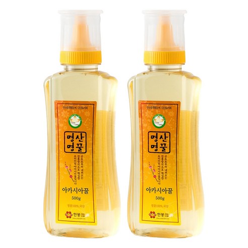 지리산한봉영농조합 국내산 아카시아 명산명꿀, 500g, 2개