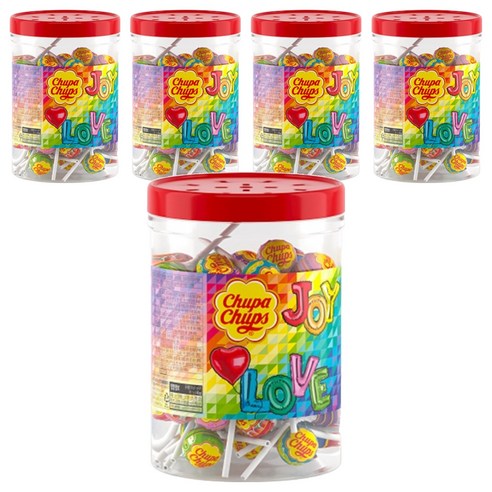 츄파춥스 농심 미니튜브 50p, 550g, 5개