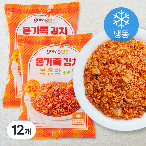 곰곰 온가족 김치볶음밥 (냉동), 200g, 12개