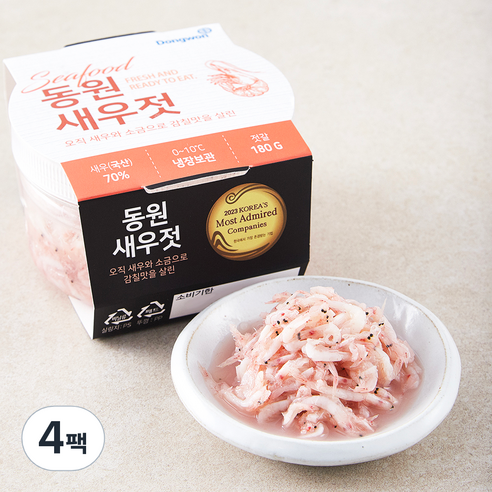 동원 새우젓, 180g, 4팩