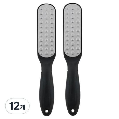 아늑공간 발바닥 뒷꿈치 각질제거기 블랙, 1개입, 12개, 100g