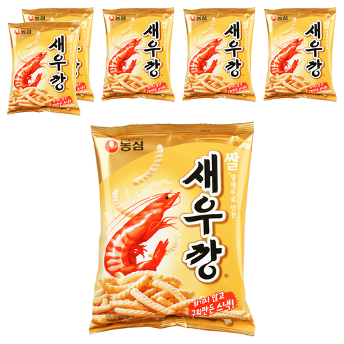 새우깡 쌀, 80g, 6개