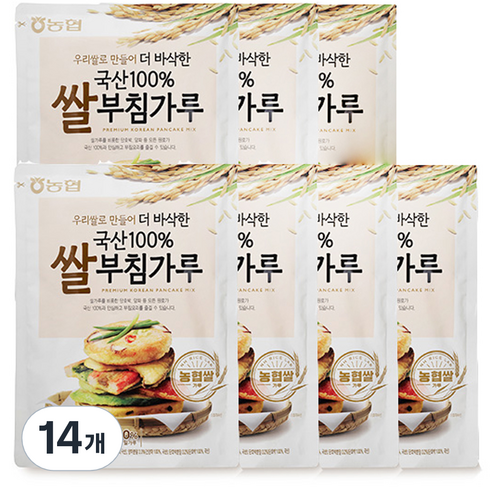 농협 쌀부침가루, 500g, 14개