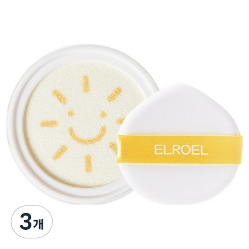 엘로엘 팡팡 빅 선쿠션 S9 리필 SPF50+ PA++++, 3개, 25g