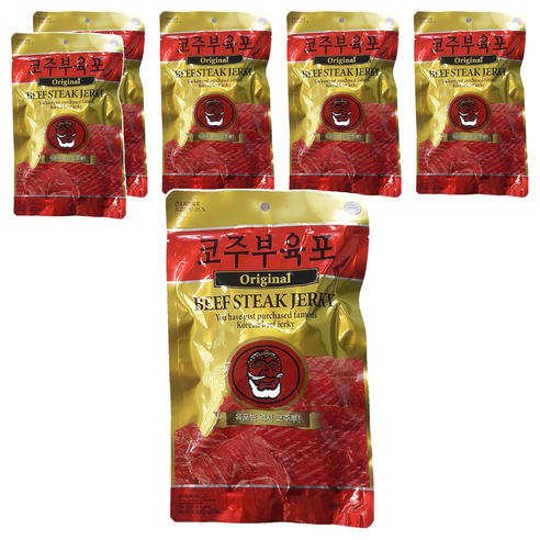 코주부 육포 오리지널, 100g, 6개