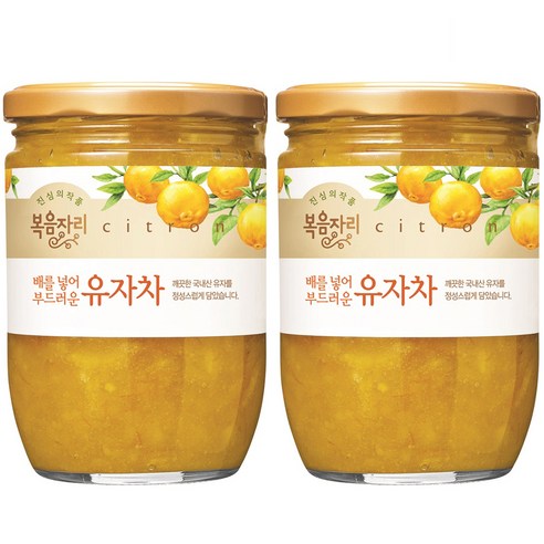 복음자리 배를 넣어 부드러운 유자차, 620g, 1개입, 2개