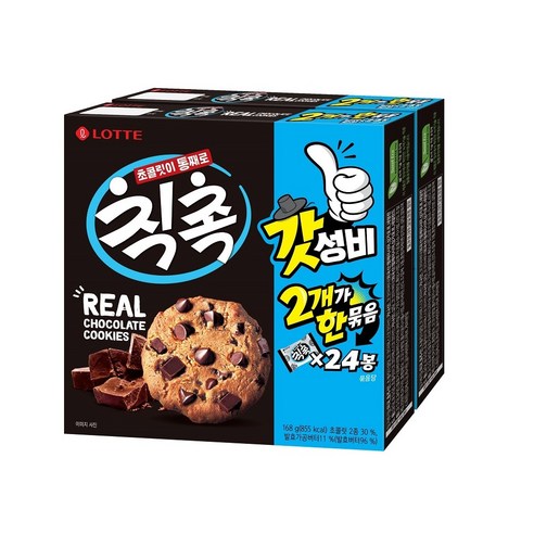 롯데웰푸드 칙촉, 168g, 4개