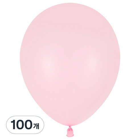 파티팡 마카롱풍선 라운드 30cm, 핑크, 100개