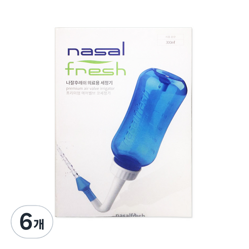 나잘후레쉬 의료용 코 세정기, 6개