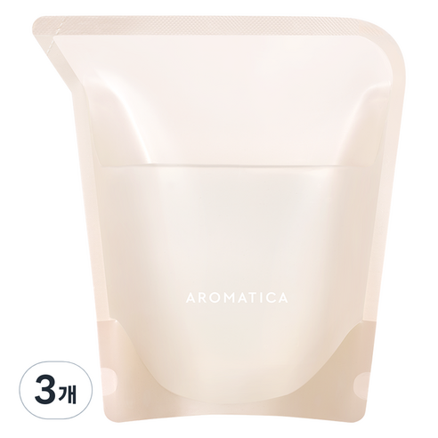 아로마티카 퓨어 앤 소프트 여성청결제 리필, 300ml, 3개