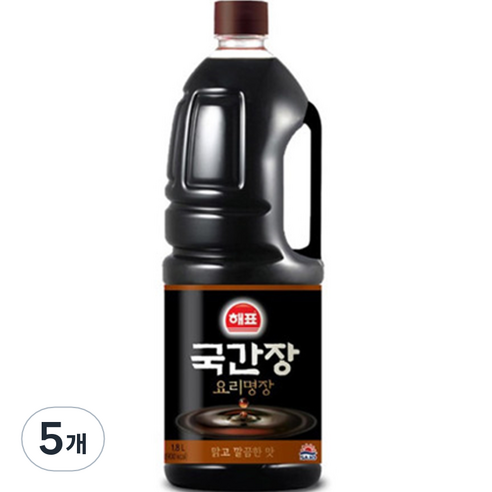 해표 국간장, 1.8L, 5개