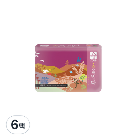 숲 팬티형 기저귀 유아용 대형 4단계(8~12kg), 156매