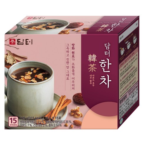 담터 한차, 15g, 15개입, 1개 - 가격 변동 추적 그래프 - 역대가