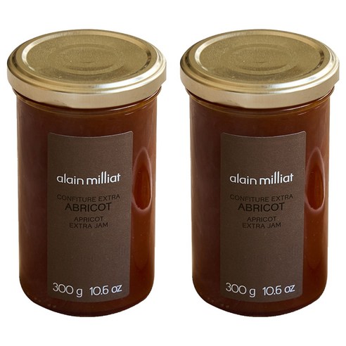 알랭밀리아 살구잼, 300g, 2개