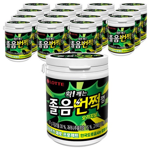 롯데웰푸드 졸음번쩍 껌 오리지널