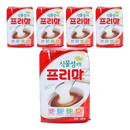 Frima 식물성크림 프리마, 500g, 1개입, 5개