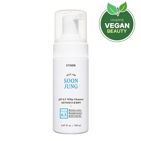 에뛰드하우스 순정 약산성 6.5 휩 클렌저, 1개, 150ml