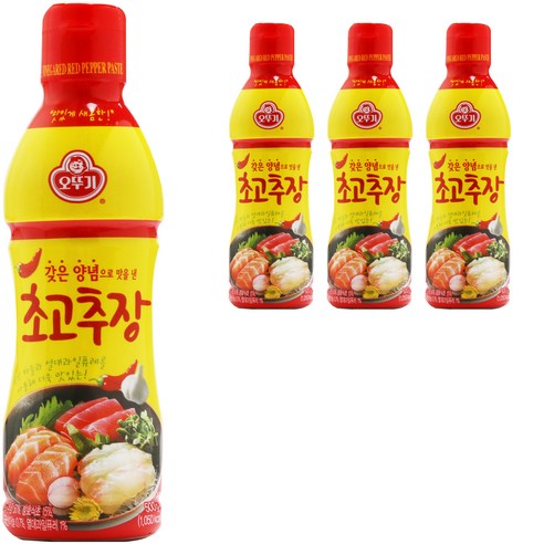 오뚜기 초고추장 S, 500g, 4개