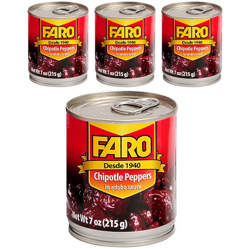 파로 치폴레 소스, 215g, 4개