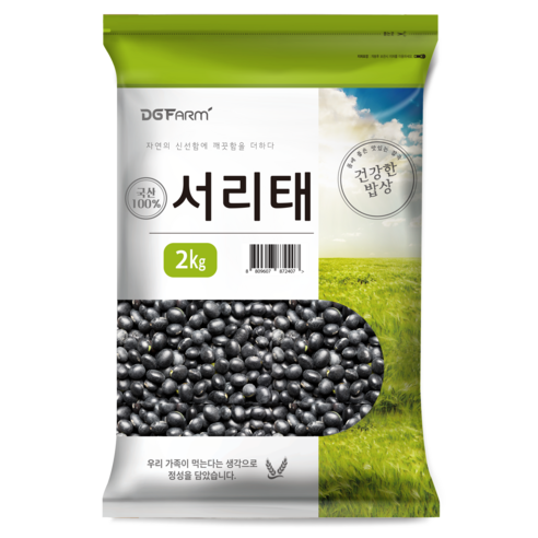 건강한밥상 국산 서리태, 2kg, 1개