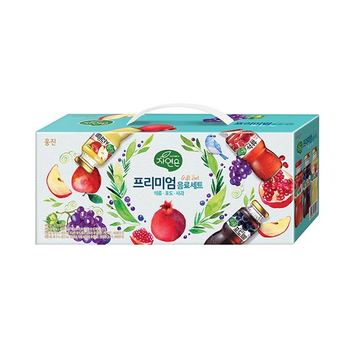 자연은 프리미엄 음료세트, 180ml, 12병