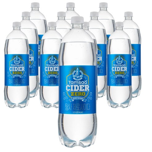 탐사 제로 사이다, 1500ml, 12개
