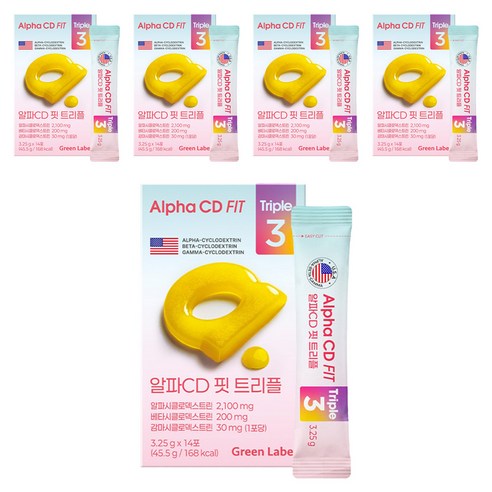 GC녹십자웰빙 알파CD 핏 트리플 14p