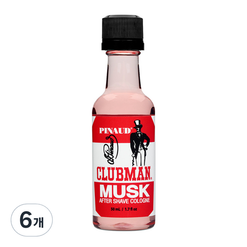 클럽맨피노드 머스크 에프터쉐이브 코롱, 50ml, 6개