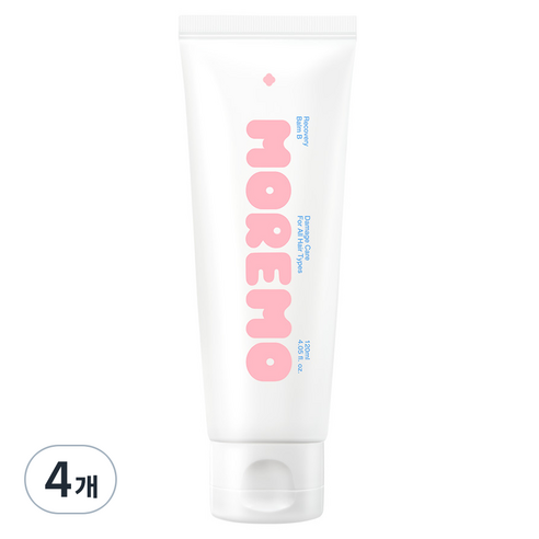 모레모 노워시 트리트먼트 리커버리 밤 B, 120ml, 4개