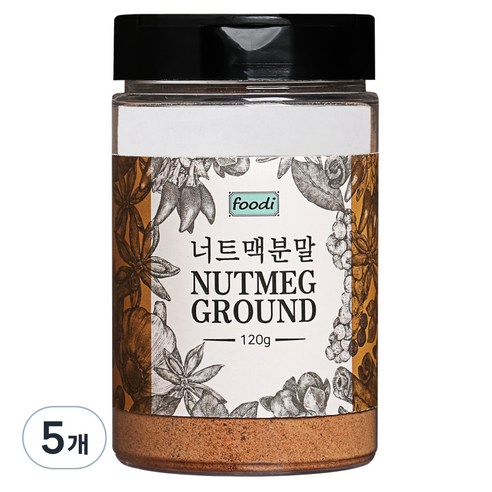 foodi 너트맥분말, 120g, 5개
