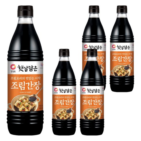 햇살담은 조림간장, 840ml, 5개