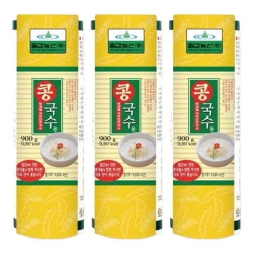칠갑농산 콩국수용 국수, 900g, 3개