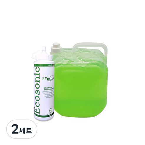 바디전용 초음파 마사지젤 그린 5L + 공병, 2세트