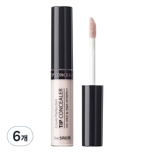 더샘 커버 퍼펙션 팁 컨실러 6.5g, 브라이트너, 6개