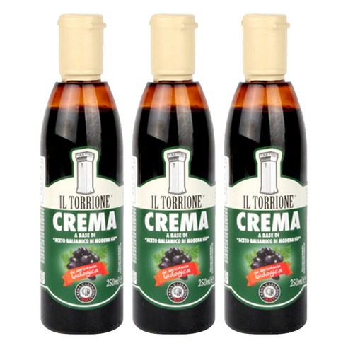 일토리오네 유기농 발사믹 크림 소스, 250ml, 3개