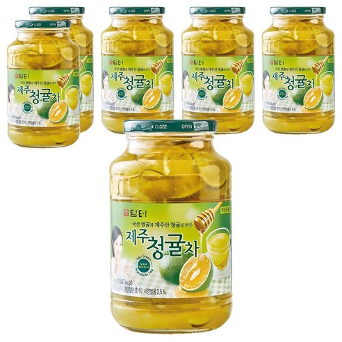 담터 제주 청귤차, 1kg, 1개입, 6개