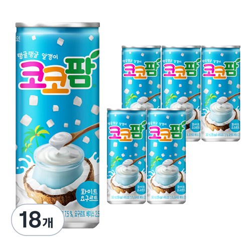 코코팜 화이트 요구르트, 240ml, 18개