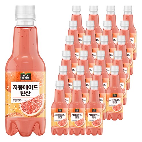 미닛메이드 자몽에이드 탄산, 350ml, 24개