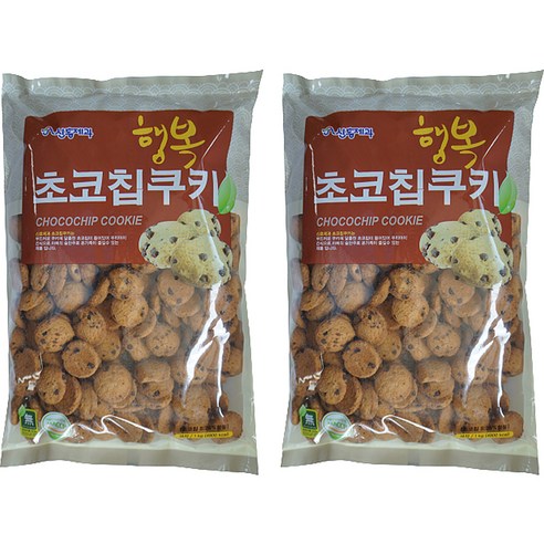 신흥 행복 초코칩쿠키, 1kg, 2개