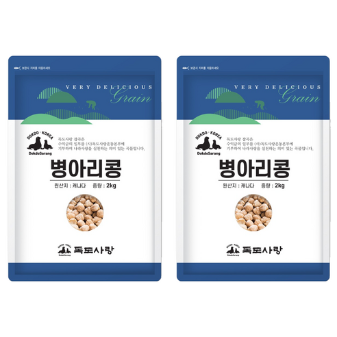 독도사랑 병아리콩, 2kg, 2개