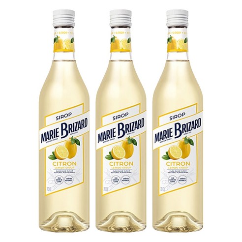 마리브리자드 레몬 시럽, 700ml, 3개