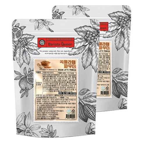 바리스타퀸 곡물 라떼 파우더, 1kg, 1개입, 2개