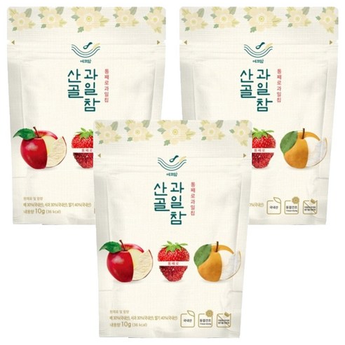 에코맘의산골이유식 산골 과일참 통째로 과일칩