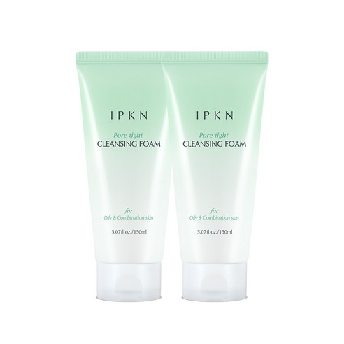 입큰 포어 타이트 클렌징 폼, 150ml, 2개입
