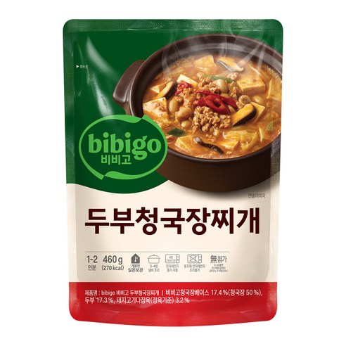 비비고 두부 청국장찌개 460g – 1개 가공식품