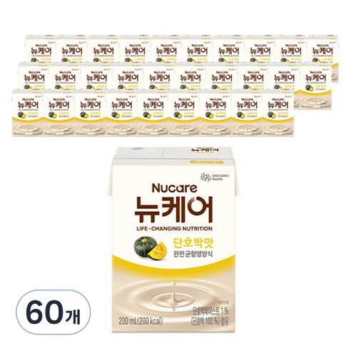뉴케어 단호박맛 완전균형영양식, 60개, 200ml