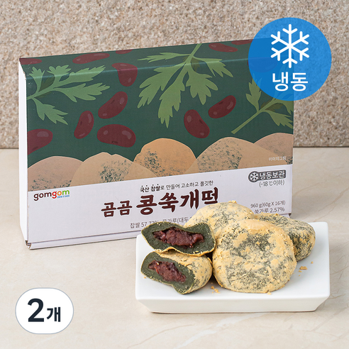 쑥떡 곰곰 콩쑥개떡 (냉동), 960g, 2개 Best Top5