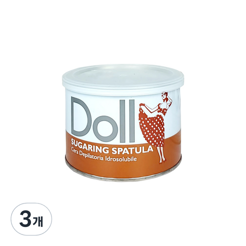 Doll 슈가링 스파츌라 슈가왁스, 500g, 3개