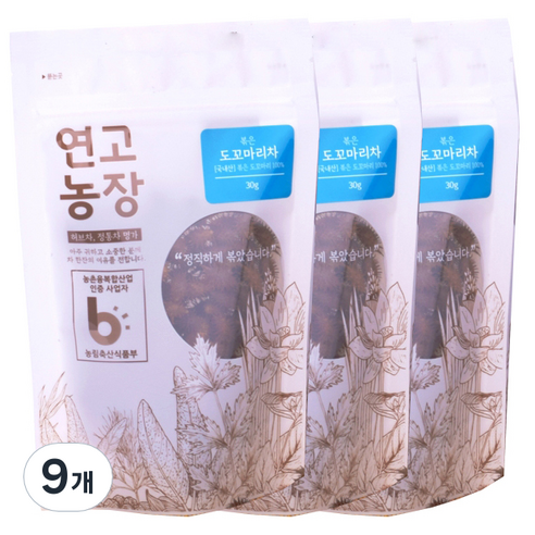 연고농장 국내산 볶은 도꼬마리차, 30g, 9개