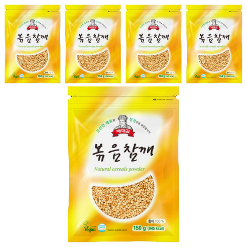배대감 볶음참깨, 150g, 5개